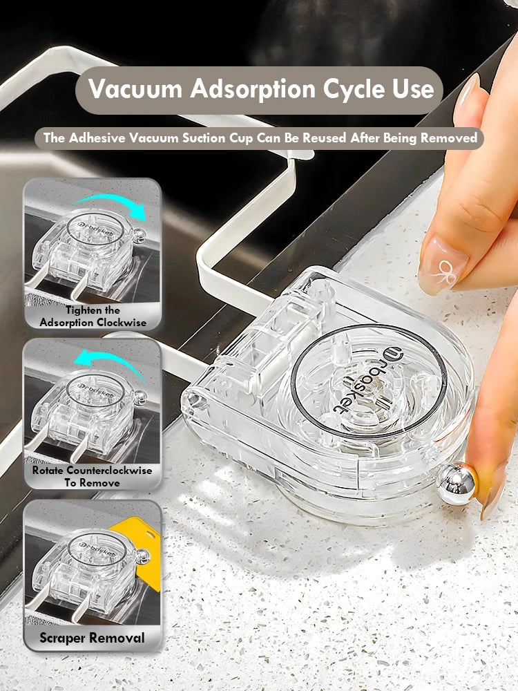 Kitchen Sink Filter  Leakage Drain Hole Filter Trap Screen Suction Cup Drainage Net Frame Iron Disposable Mesh