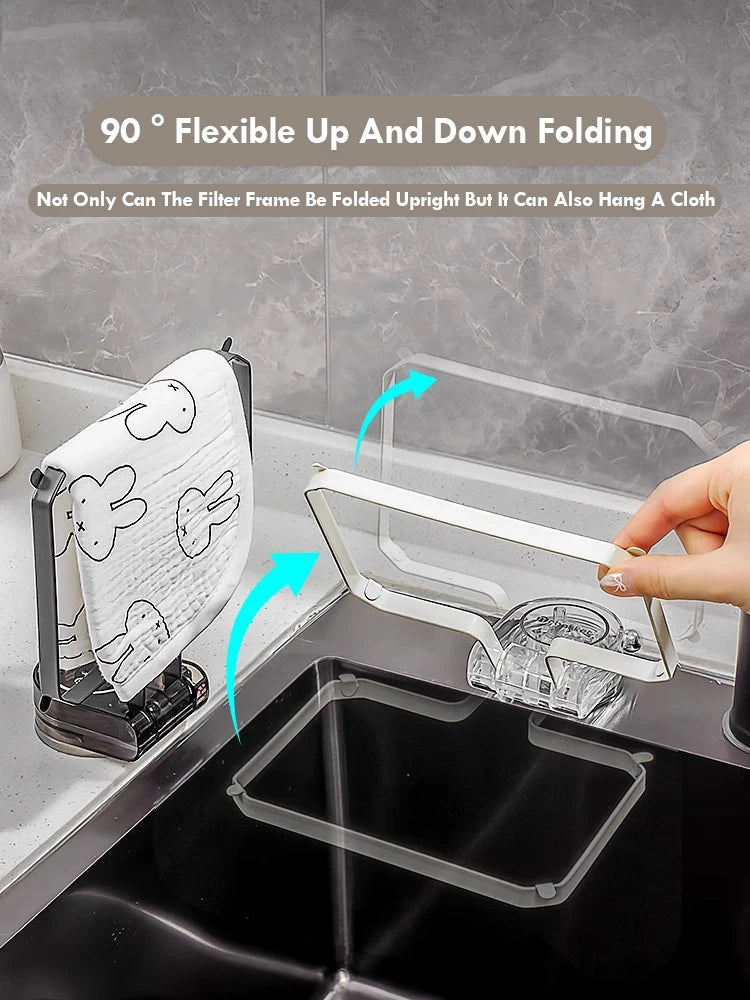Kitchen Sink Filter  Leakage Drain Hole Filter Trap Screen Suction Cup Drainage Net Frame Iron Disposable Mesh